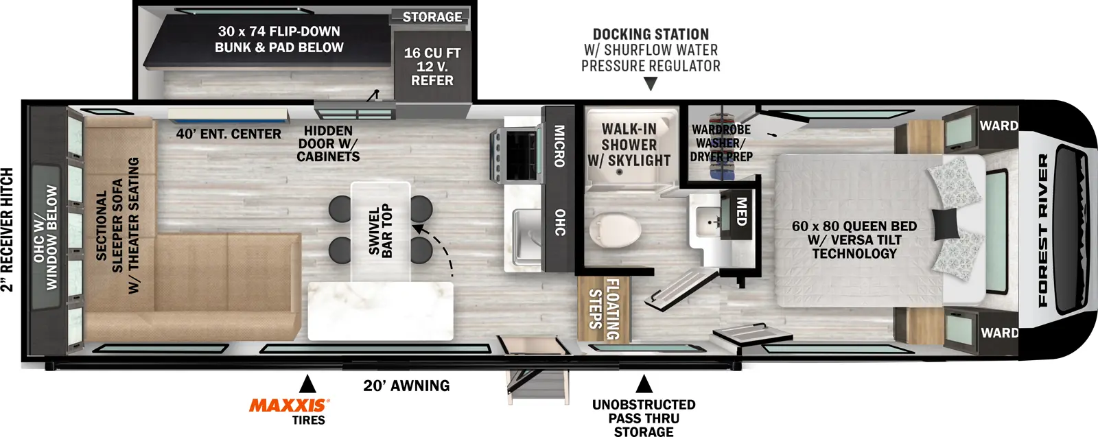 Impression 238RLVIEW Floorplan